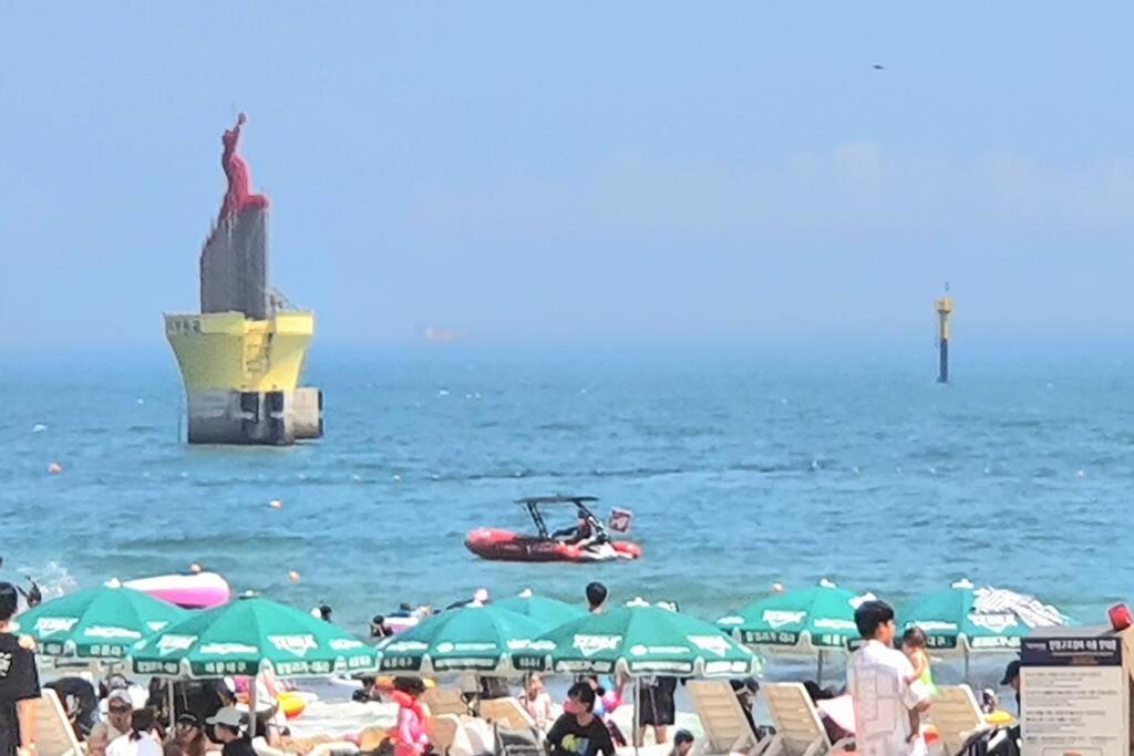Haeundai Beach 1 Cho Daire Busan Dış mekan fotoğraf